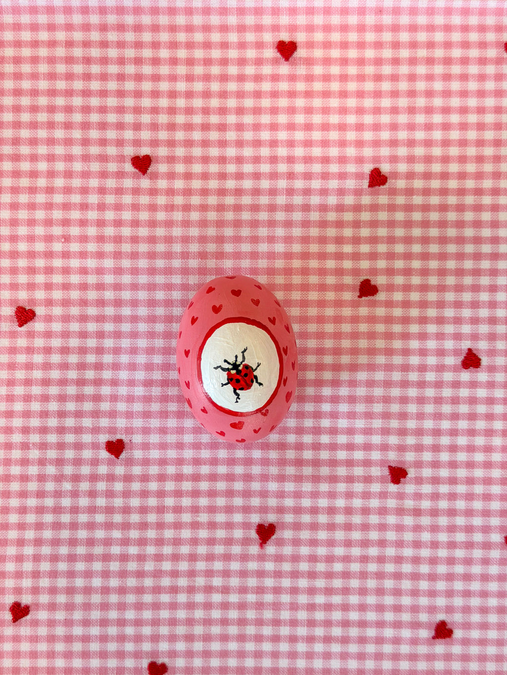 Heart LadyBug Egg