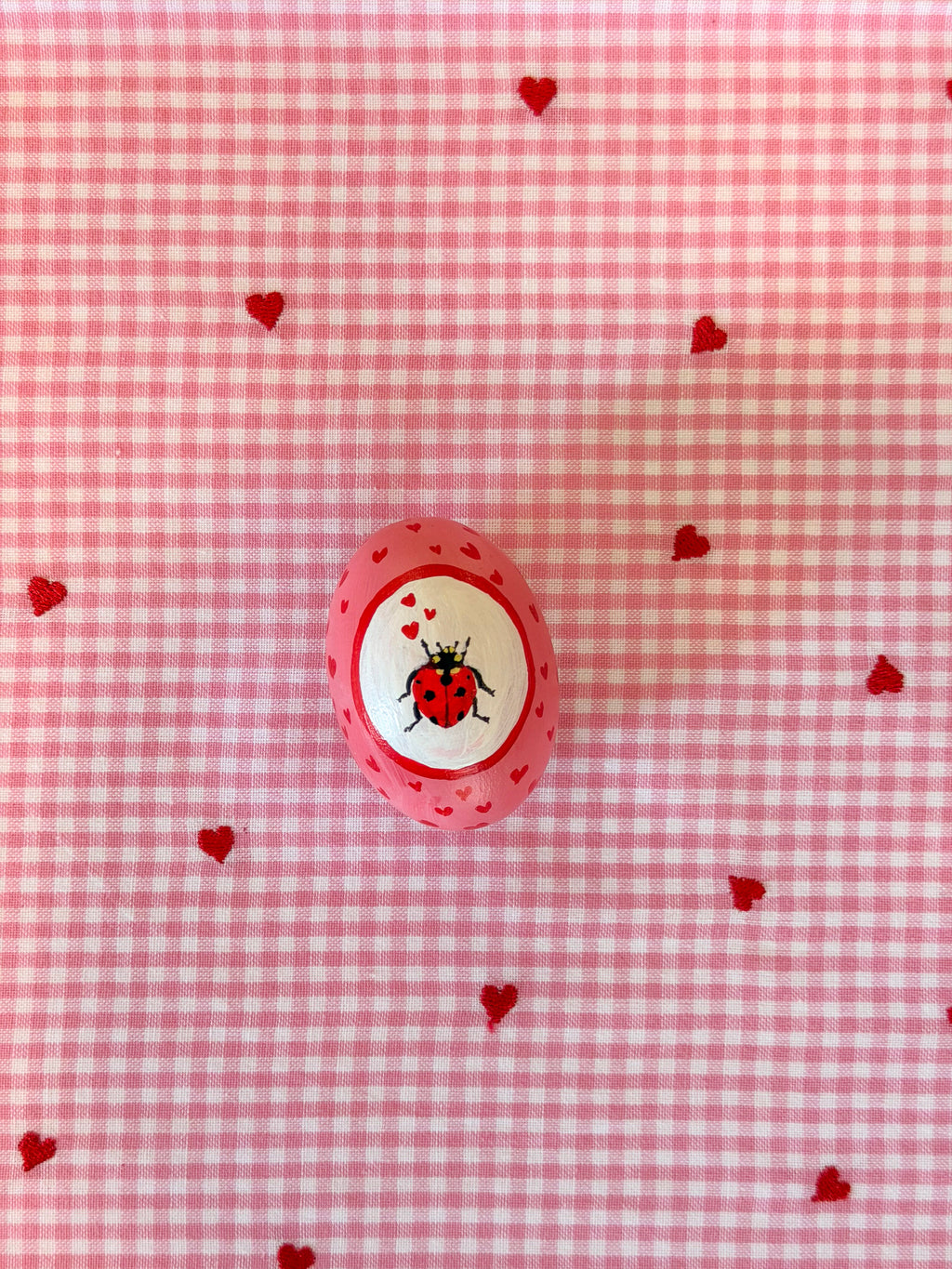 Heart LadyBug Egg